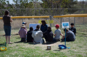 Students learn about water molecules