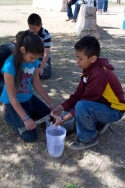 The groundwater flow station